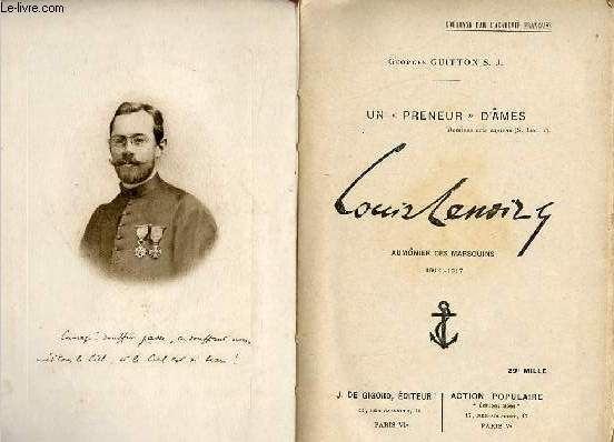 Un preneur d'mes - Louis Lenoir aumnier des marsouins 1914-1917.