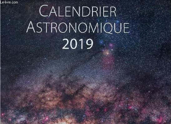 Calendrier astronomique 2019.