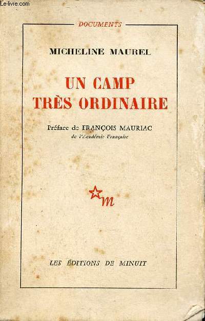 Un camp trs ordinaire - Collection Documents.