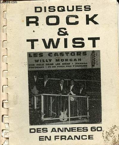 Disques rock & twist des annes 60 en France.