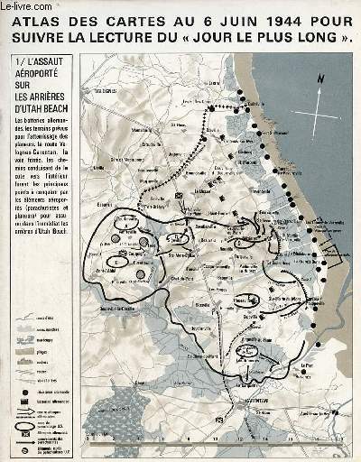 Atlas des cartes au 6 juin 1944 pour suivre la lecture du jour le plus long.