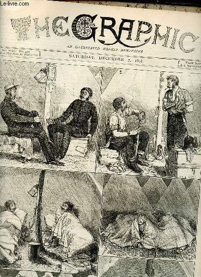 The Graphic an illustrated weekly newspaper vol.XVIII n471 saturday december 7 1878 - Military sketches incidents of camp life - the recent disaster in the english channel - the afghan war an elephant battery advacing to the front etc.