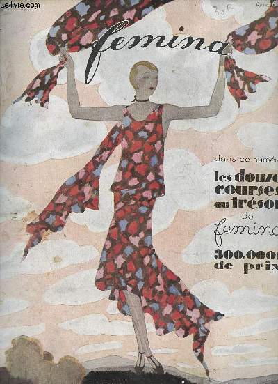 Femina - Les 12 courses au trsor de femina - modes d'hiver - octobre 1929.