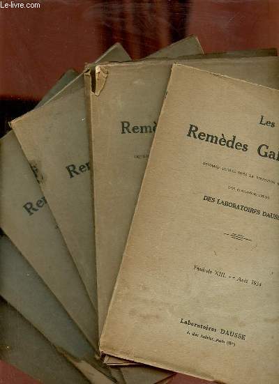 Les Remdes Galniques - 6 fasiscules - fascicules n3+4+5+7+11+13.