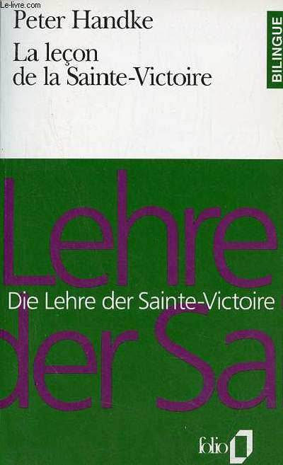 La leon de la Sainte-Victoire / Die lehre der Sainte-Victoire - Collection folio bilingue n18.