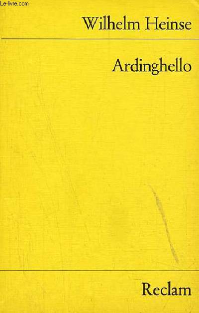 Ardinghello und die glckseligen inseln - Kritische Studienausgabe - Universal-Bibliothek n9792.