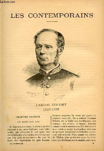 L'amiral Courbet (1827-1885). LES CONTEMPORAINS N7