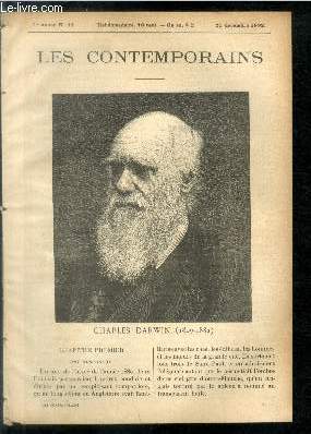 CHARLES DARWIN (1809-1882) LES CONTEMPORAINS N11