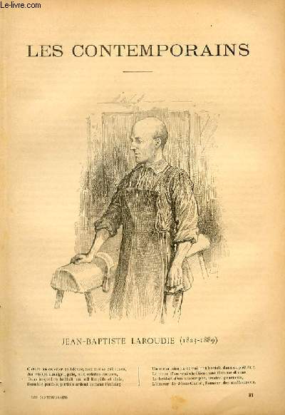 JEAN BAPTISTE LAROUDIE (1823-1889). LES CONTEMPORAINS N37