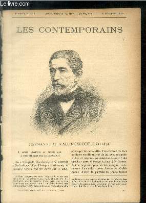 Hermann de Mallinckrodt (1821-1874). LES CONTEMPORAINS N113