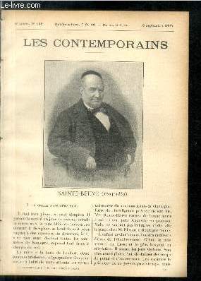 Sainte-Beuve ( 1804-1869). LES CONTEMPORAINS N152