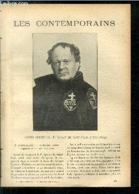 Lord Spencer, P. Ignace de Saint Paul (1799-1864). LES CONTEMPORAINS N318
