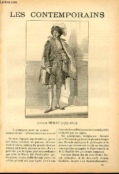 Joachim Murat (1767-1815). LES CONTEMPORAINS N345