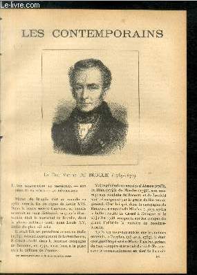 Le duc Victor de Broglie (1785-1870). LES CONTEMPORAINS N 585