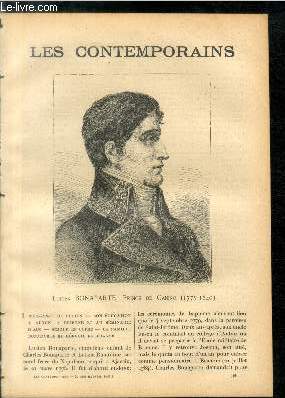 Lucien Bonaparte, prince de Canino (1775-1840). LES CONTEMPORAINS N 586