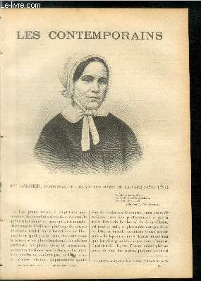 Mme Garnier, fondatrice de l'oeuvre des dames du calvaire (1811-1853). LES CONTEMPORAINS N 600