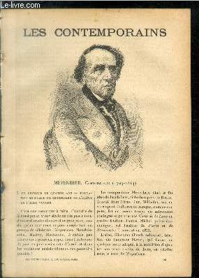 Meyerbeer, compositeur (1794-1864). LES CONTEMPORAINS N 605