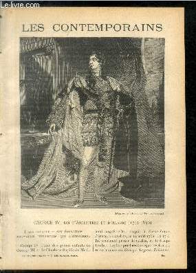 George IV, roi d'Angleterre et d'Irlande (1762-1830). LES CONTEMPORAINS N 619