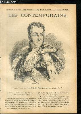 Prince Jules de Polignac, ministre d'Etat (1780-1847). LES CONTEMPORAINS N 621