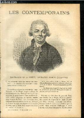 Jean-Franois de la Harpe, littrateur franais (1739-1803). LES CONTEMPORAINS N 624