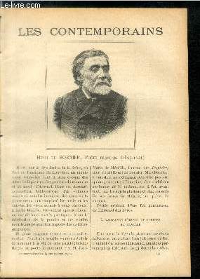 Henri de Bornier, pote franais (1825-1901). LES CONTEMPORAINS N 627