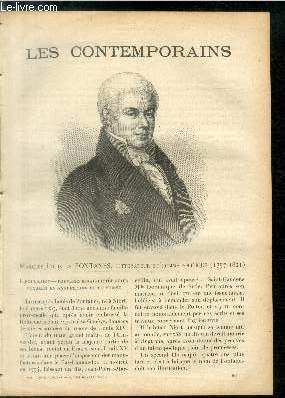 Marquis Louis de Fontanes, littrateur et homme politique (1757-1821). LES CONTEMPORAINS N 645