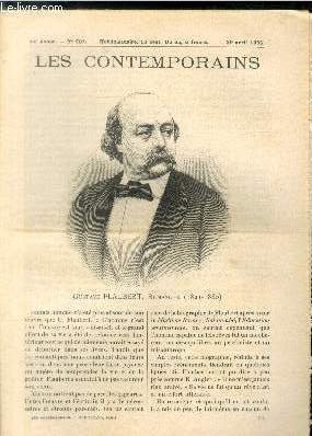 Gustave Flaubert, romancier (1821-1880). LES CONTEMPORAINS N 707