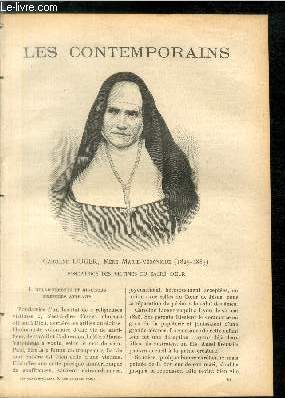 Caroline Lioger, mre Marie-Vronique (1825-1883) Fondatrice des victimes du Sacr Coeur. LES CONTEMPORAINS N 711