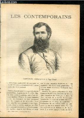 Cameron, explorateur (1844-1894). LES CONTEMPORAINS N 712