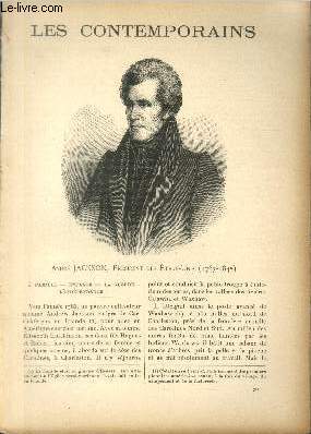 Andr Jackson, prsident des Etats-Unis (1767-1845). LES CONTEMPORAINS N 721
