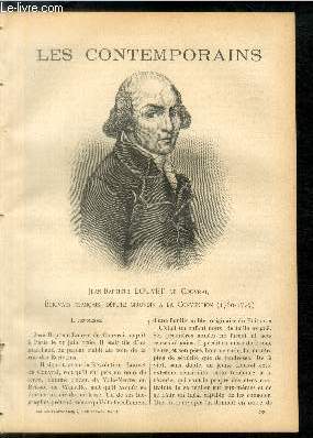 Jean-Baptiste Louvet de Couvrai, crivain franais, dput girondin a la Convention (1760-1797). LES CONTEMPORAINS N 727
