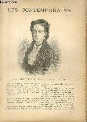 Madame Anas Sgalas, pote et romancier (1814-1893). LES CONTEMPORAINS N 754