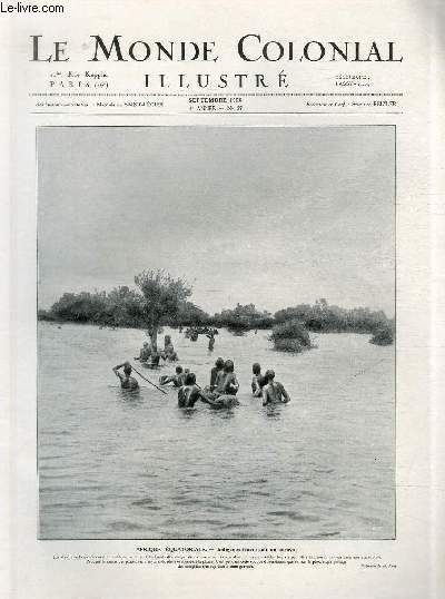 Le monde colonial illustr n 37 - Afrique quatoriale : Indignes traversant un arroyo;