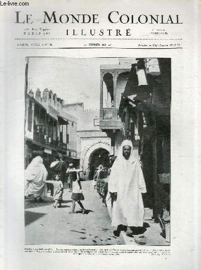 Le monde colonial illustr n 54 - Maroc - une vieille rue  Fez;
