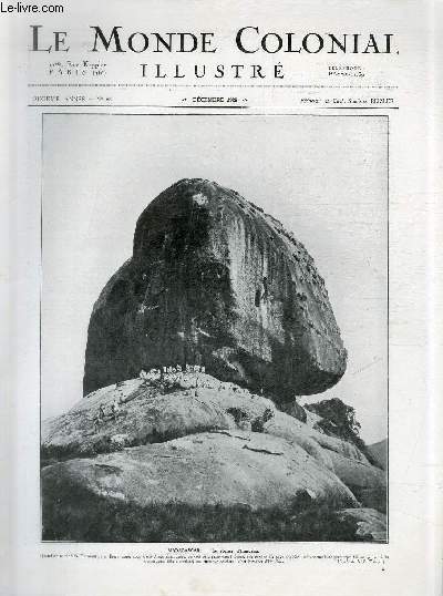 Le monde colonial illustr n 64 - Madagascar - le rocher d'Ifandana.