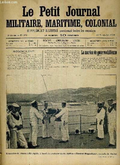 La marine de guerre chilienne.