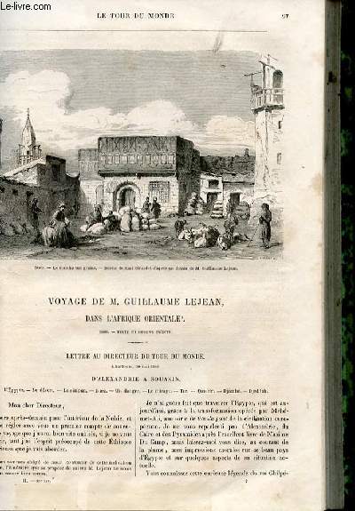 Le tour du monde - nouveau journal des voyages - livraison n033, 34 et 35 - Voyage au Mont Athos par A. Proust (1858).