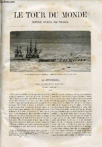 Le tour du monde - nouveau journal des voyages - livraison n287 et 288 - Le Spitzberg par Charles Martins (1838-1839).
