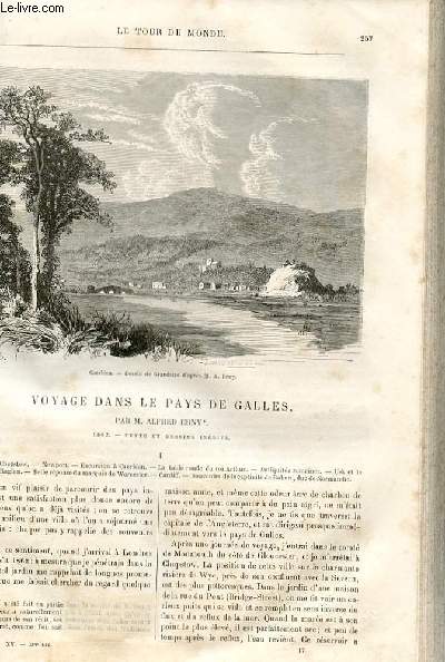 Le tour du monde - nouveau journal des voyages - livraison n382 et 383 - Voyage dans le Pays de Galles par Alfred Erny (1862).