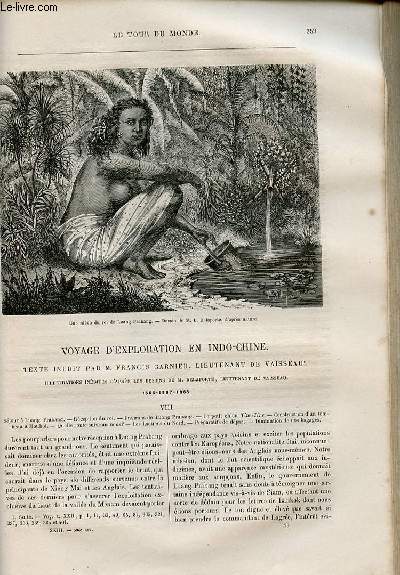 Le tour du monde - nouveau journal des voyages - livraison n596,597,598 et 599 - voyage d'exploration en Indo-Chine (Indochine) par Francis Garnier (1866-1867-1868).