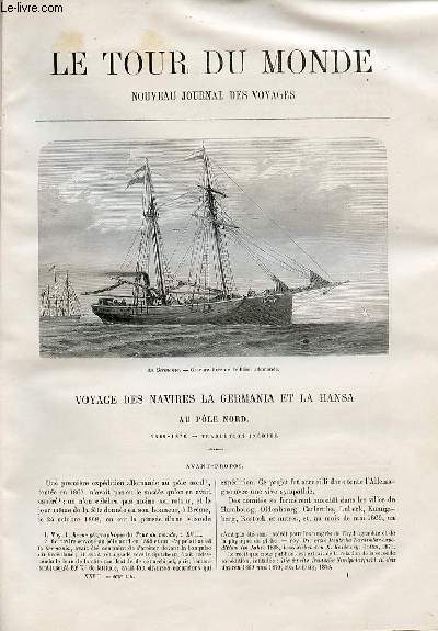 Le tour du monde - nouveau journal des voyages - livraison n678,679,680 et 681 - Voyage des navires La Germania et la Hansa au ple Nord (1869-1870).