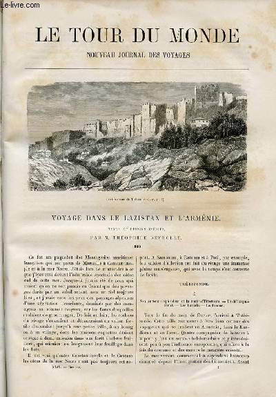 Le tour du monde - nouveau journal des voyages - livraison n730 et 731 - voyage dans le Lazistan et l'Armnie, texte et dessins de Thophile Deyrolle (1869).