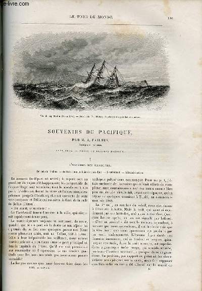 Le tour du monde - nouveau journal des voyages - livraison n745 et 746 - Souvenirs du Pacifique par A. Pailhs,enseigne de vaisseau (1872-1874).