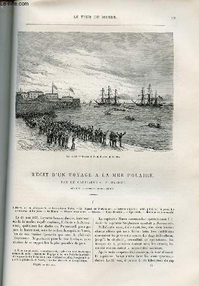 Le tour du monde - nouveau journal des voyages - livraisons n923,924,925 et 926 - Rcit d'un voyage  la mer polaire par le capitaine G. S. Nares (1875-1876).