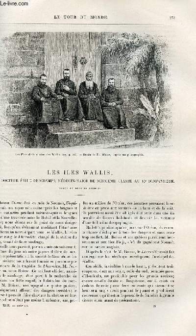 Le tour du monde - nouveau journal des voyages - livraison n1269 - Les les Wallis par le docteur Emile Deschamps,mdecin-major de deuxime classe au 80e d'Infanterie.