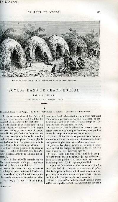 Le tour du monde - nouveau journal des voyages - livraisons n1524, 1525 et 1526- Voyage dans le chaco boral par A. Thouar.