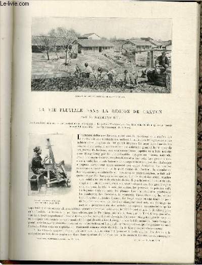 Le tour du monde - journal des voyages - nouvelle srie- livraison n33 - La vie fluviale dans la rgion de canton par M.Raymond Bel.