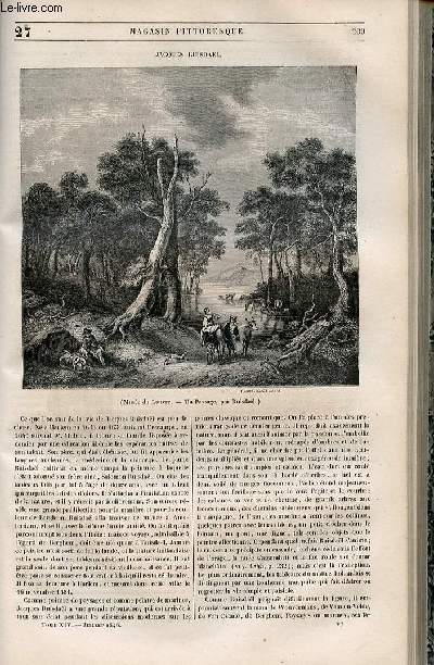 LE MAGASIN PITTORESQUE - Livraison n027 - Jacqeus Ruisdael.