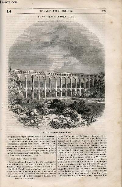 LE MAGASIN PITTORESQUE - Livraison n014 - Le pont - aqueduc de Roquefavour.