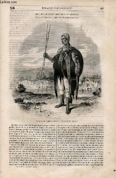 LE MAGASIN PITTORESQUE - Livraison n038 - Costumes et usages militaires en Abyssinie.
